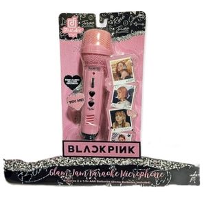 Black Pink Karaoke Jazwares First Act Glam Jam Play Microphone HTF Rare KPOP